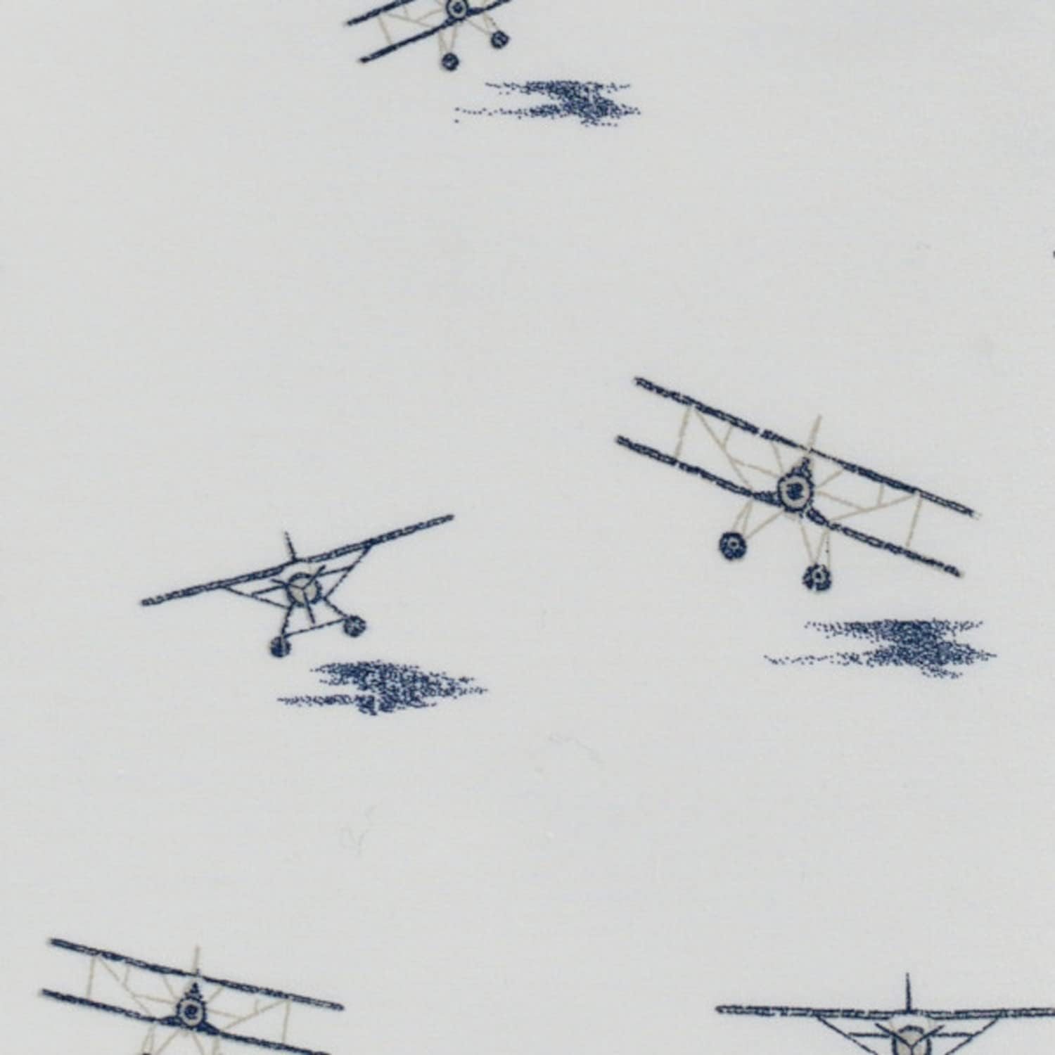 Eddie Bauer - Queen Sheets, Cotton Percale Bedding Set, Crisp & Cool Home Decor (Sea Planes Blue, Queen) image number 6