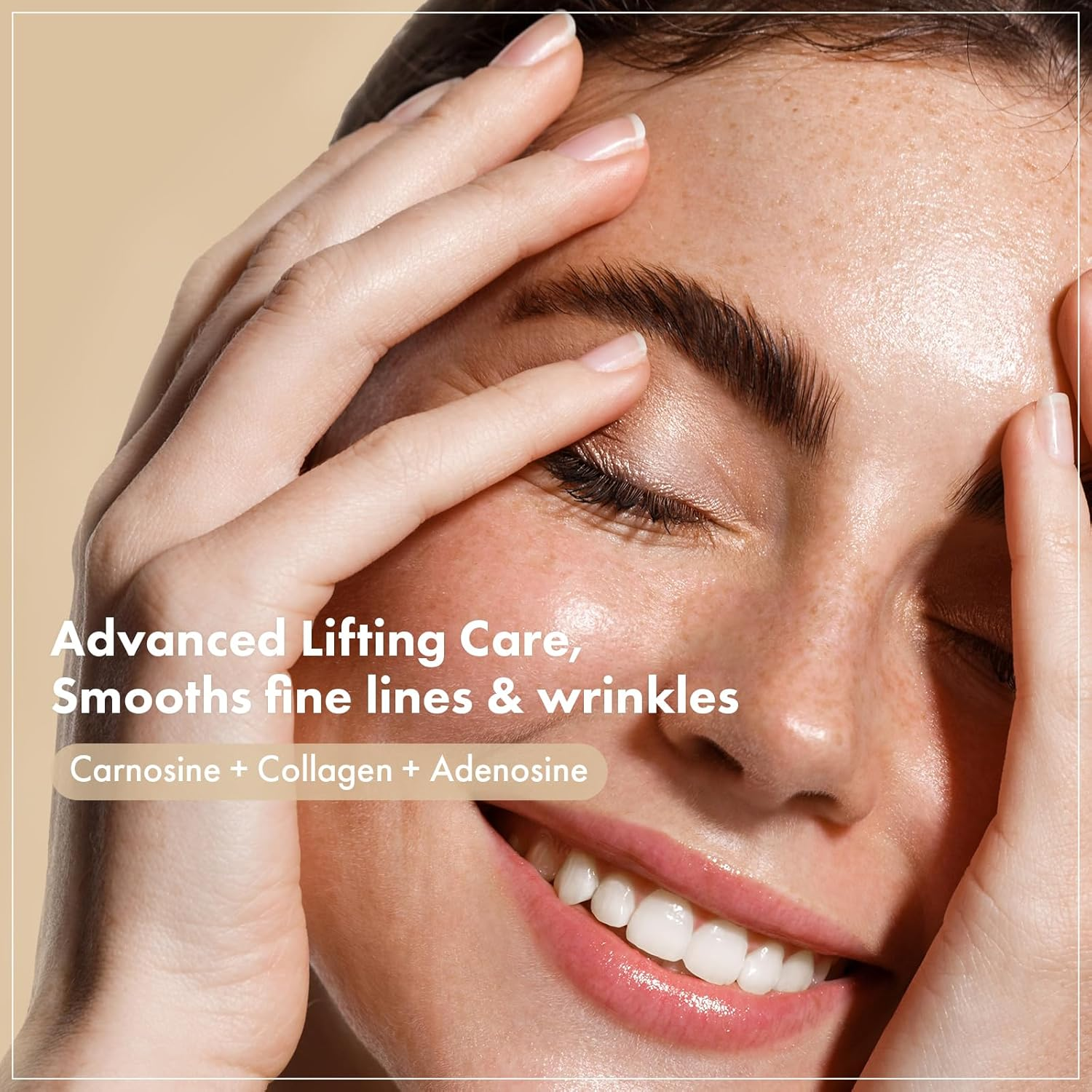 TOSOWOONG Carnosine Lifting Serum, for Wrinkle Care, Hydrating with Collagen Extract, Adenosine for All Skin Types, Korean Skin Care 50G, 1.76 Oz. image number 5