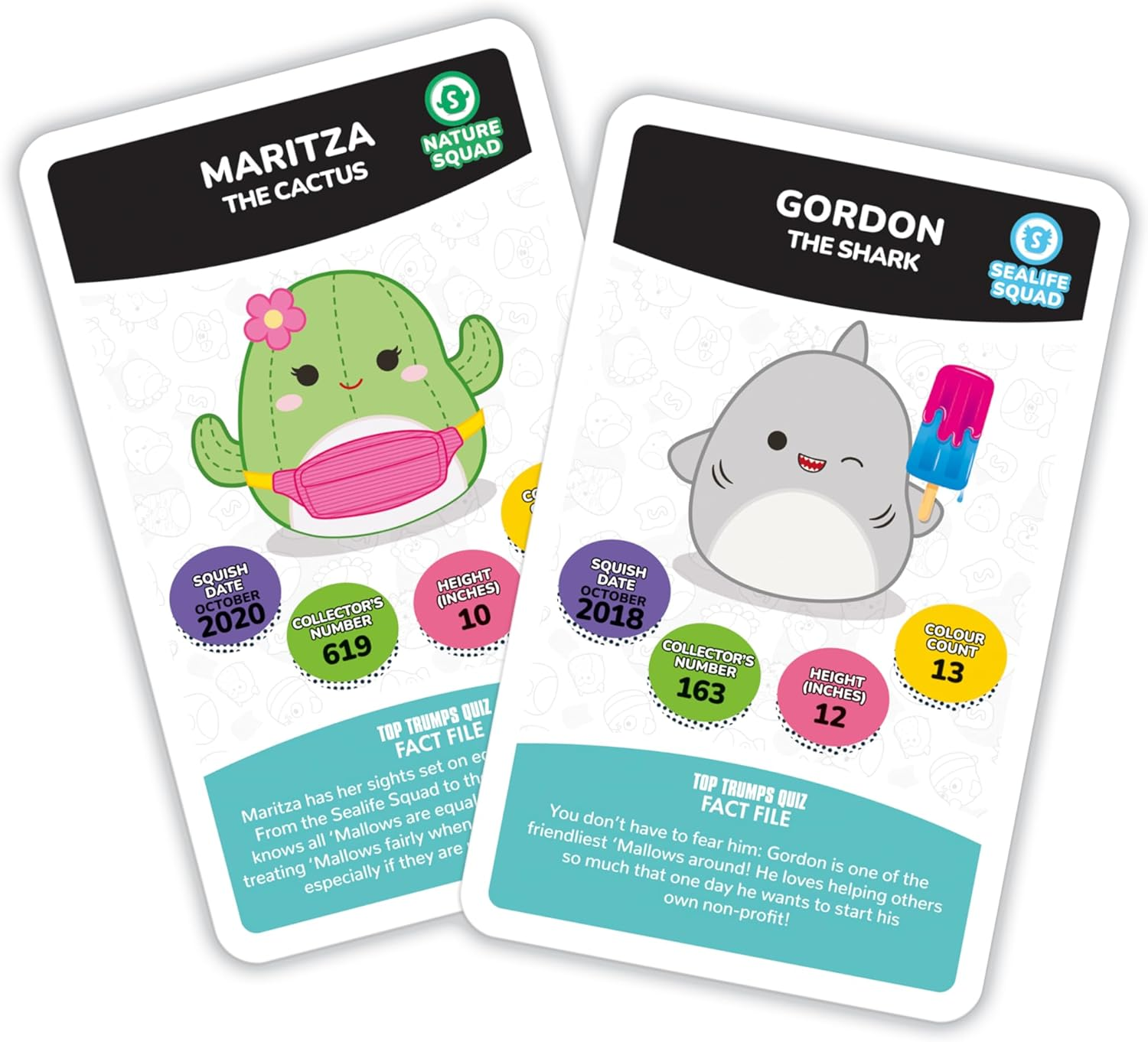 Top Trumps: Squishmallows Card Game - Battle It Out with Your Friends and Family Using 30 of the Squishiest Squad Members Around image number 4