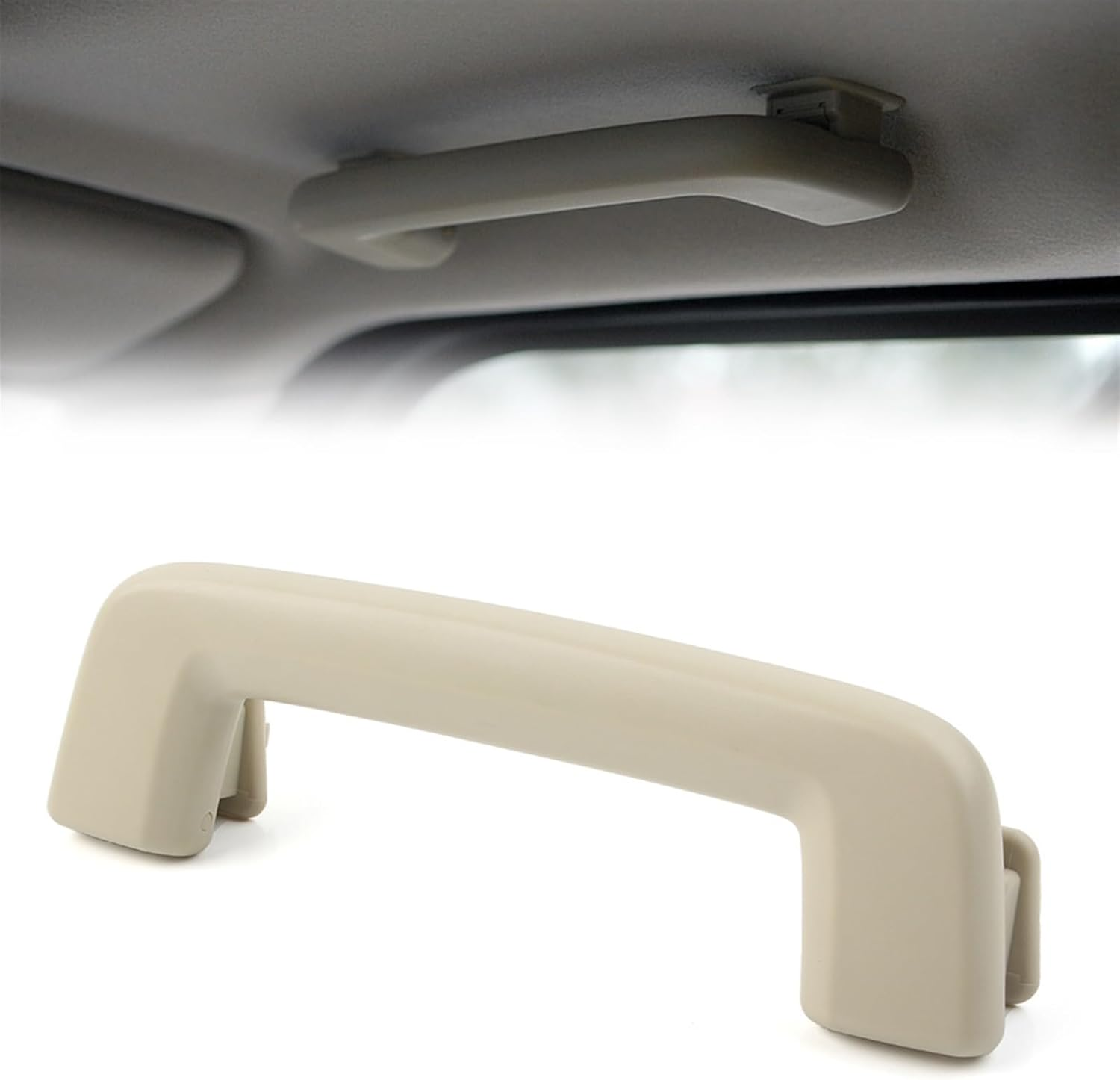 Pexorin Beige Car Interior Roof Grab Handle, for Land Rover, for Range Rover, Discovery 3 LR3 2005-2009 / Discovery 4 LR4 2010-2016 Automotive Grab Handle image number 3