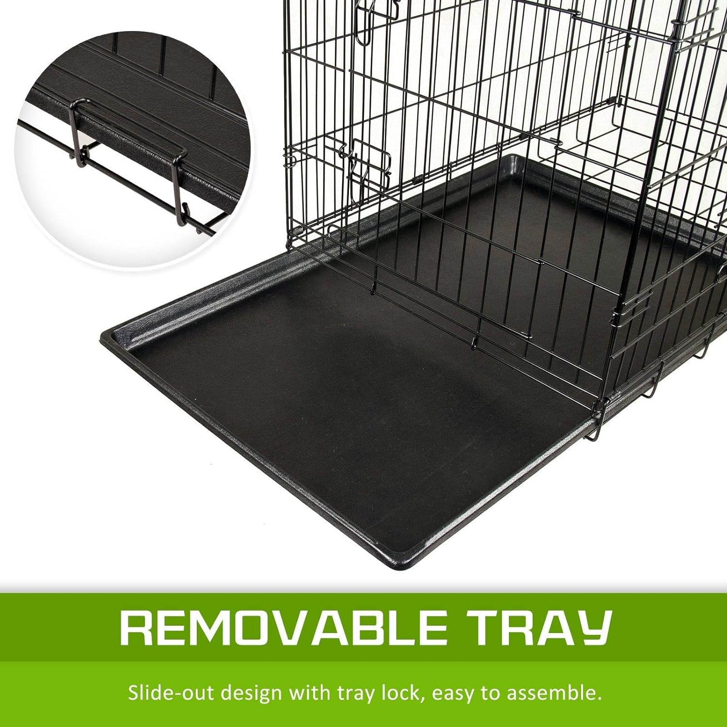 Paw Mate Dog Cage with Removable Tray
