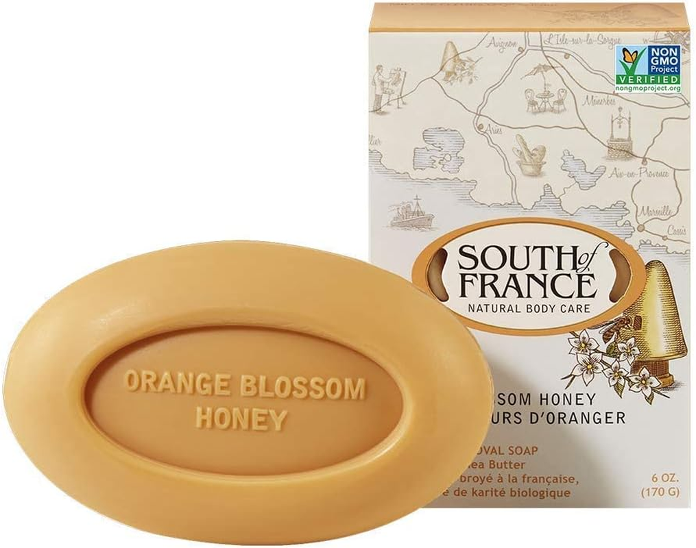 Healthiest Bars South of France Bar Soap - 6 Fragrance Variety Bundle, 6 Ounce Bars in Box image number 1