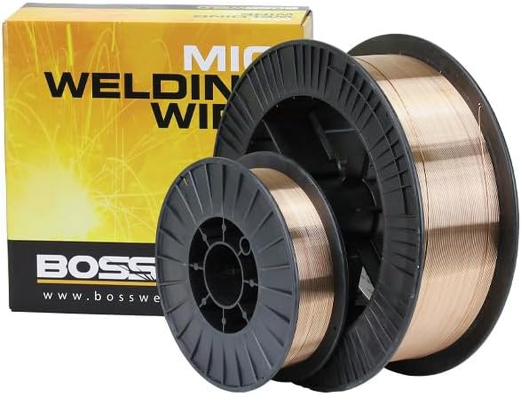Generic 5Kg BOSSWELD Silicon Bronze Mig Welding Wire 0.8Mm / 0.9Mm Ercusi-A Spool Roll (0.8Mm|1Kg (100Mm Spool))