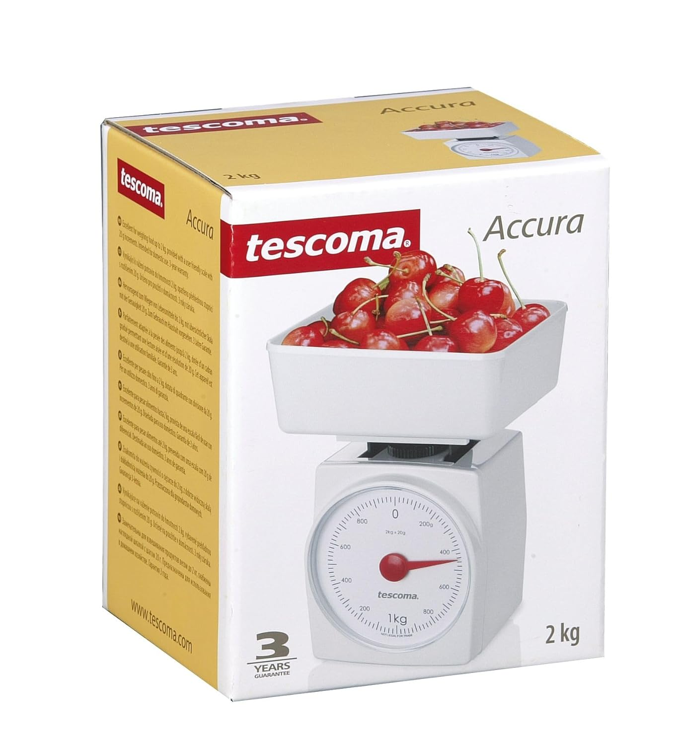 Tescoma Accura Kitchen Scales 2.0 Kg