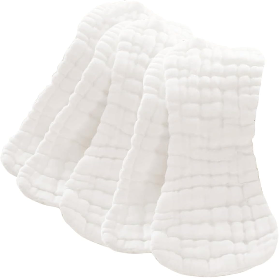 5Pcs Premature Nappies Pure Cotton Diapers for Newborns Superior Absorbency Skin-Friendly Easy to Wash image number 5