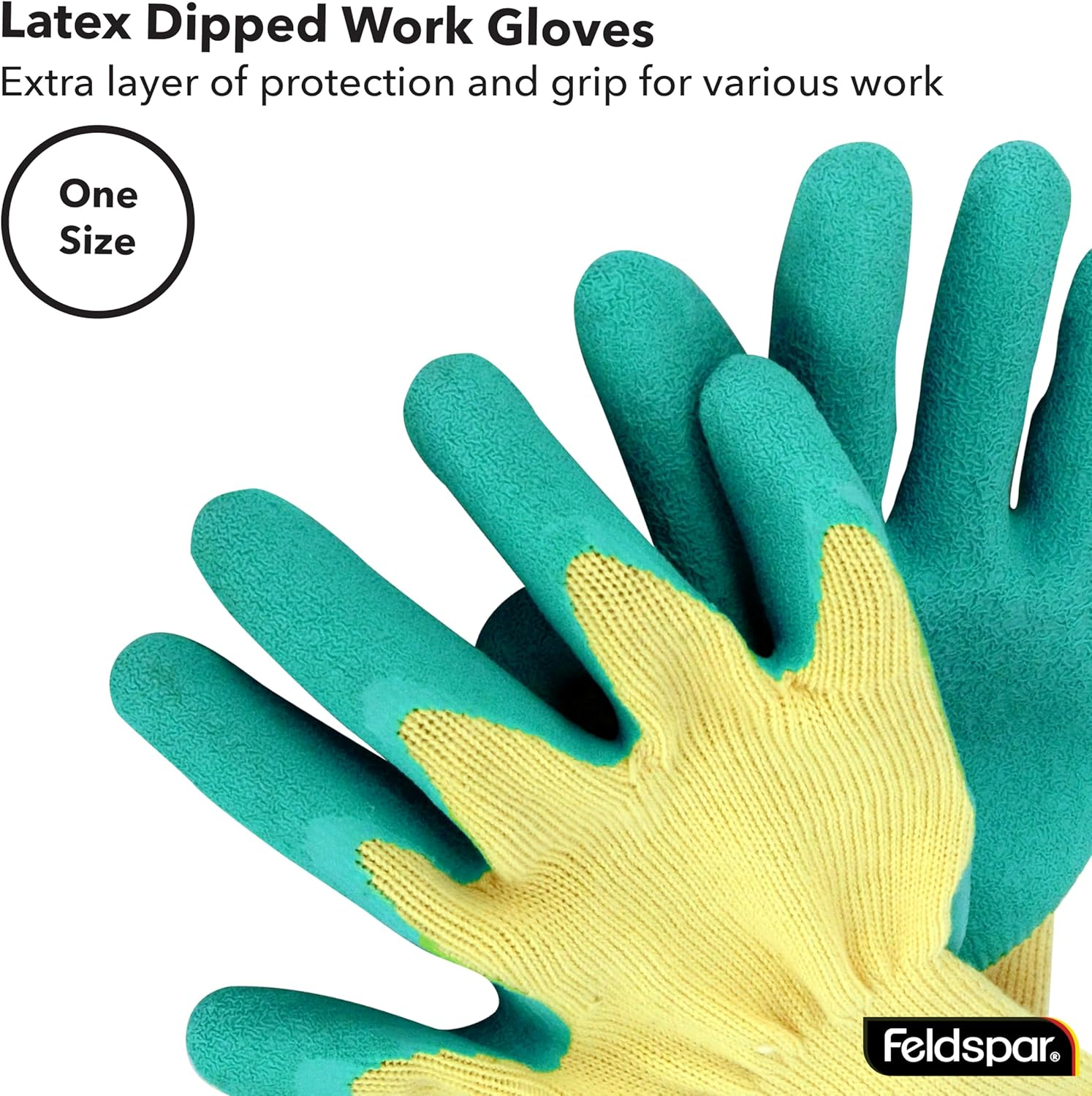 Feldspar Garden Gloves with Latex 2-Pieces image number 3