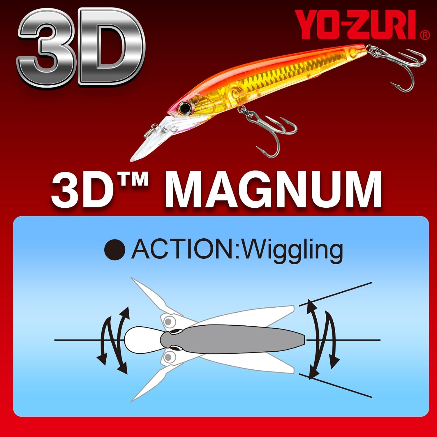 Yo-Zuri 3D Magnum Trolling Sinking 7 Inch Extra Deep Diving Crankbait image number 5