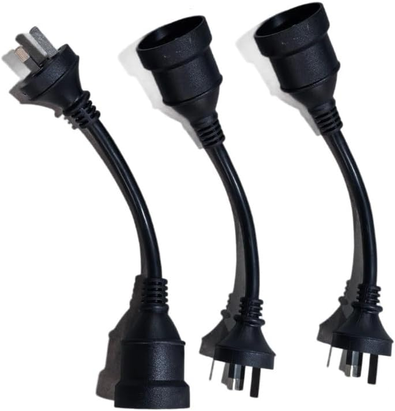 XINYUICEAN 3 Pack 10A to 15A Power Adapter Cord - Heavy Duty Waterproof Electric Vehicle Charging Cable for EV, RV, Camper, Van & Trailer, Portable Car Adapter Accessory image number 5