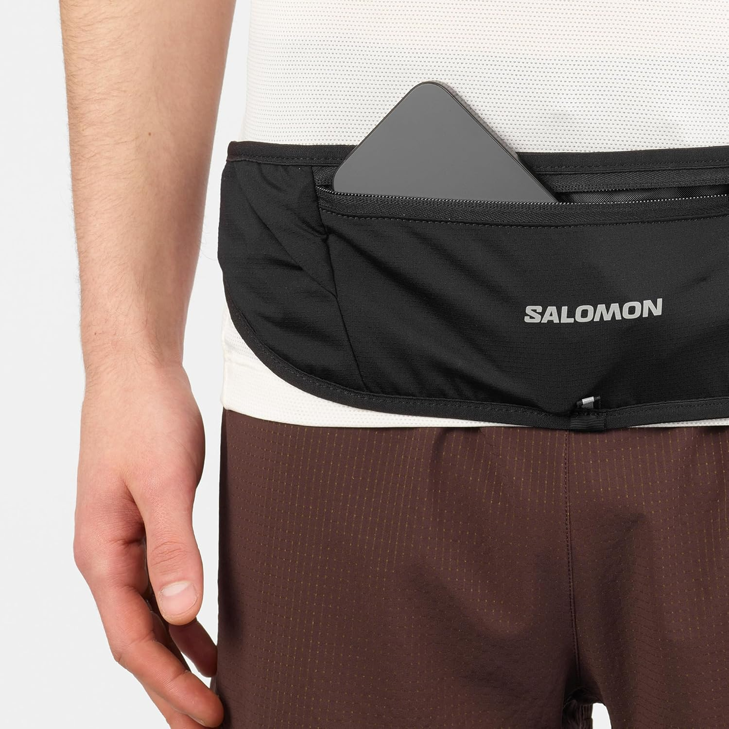Salomon PULSE SLING BELT, Lightweight Running Belt and Secure Bum Bag for Ski Snowboard, Travel, and Outdoor Sports