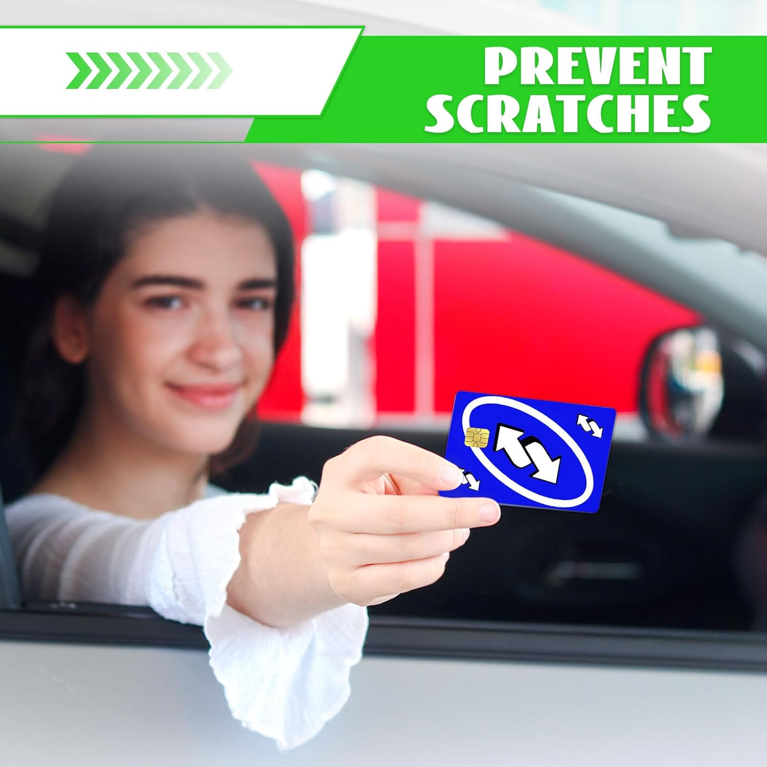 8-Piece Credit Card Skins - Detachable, Waterproof Sticker Covers for Debit Cards (Colorful) image number 3