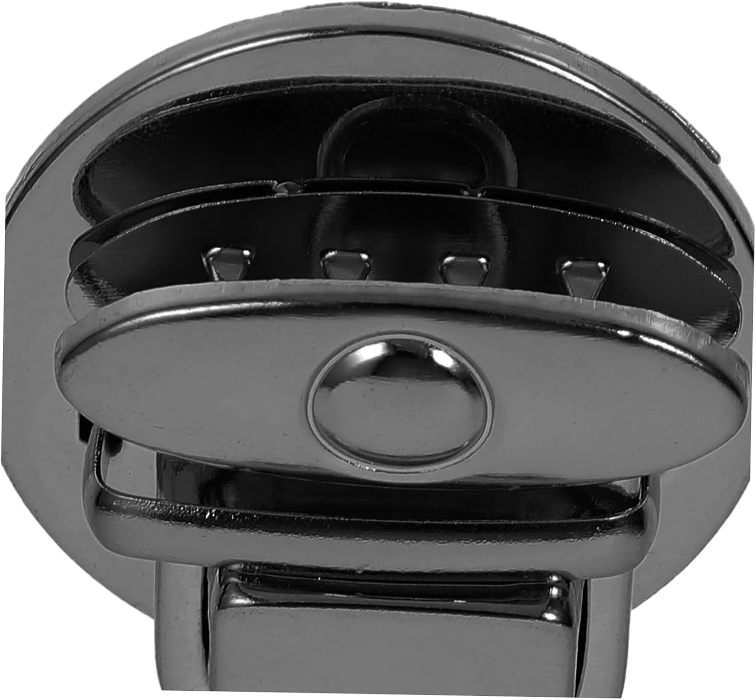 COHEALI 10Pcs Iron round Press Bag Locks DIY Handbag Accessories Gun Black Metal Buckle Set for Purse Making and Craft Supplies image number 5