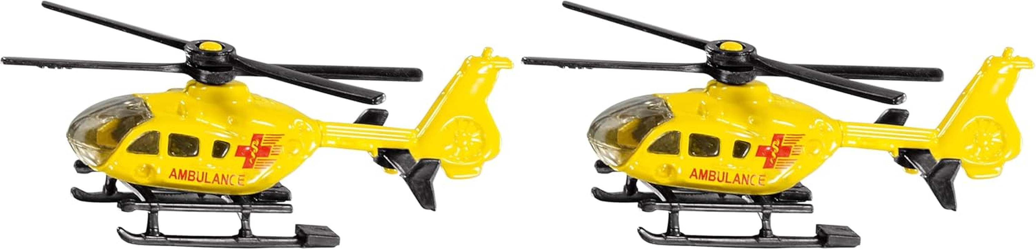 Siku - Helicopter - 3.1 Cm X 7.4 Cm X 4.7 Cm (Pack Of 2), Helicopter Vehicle