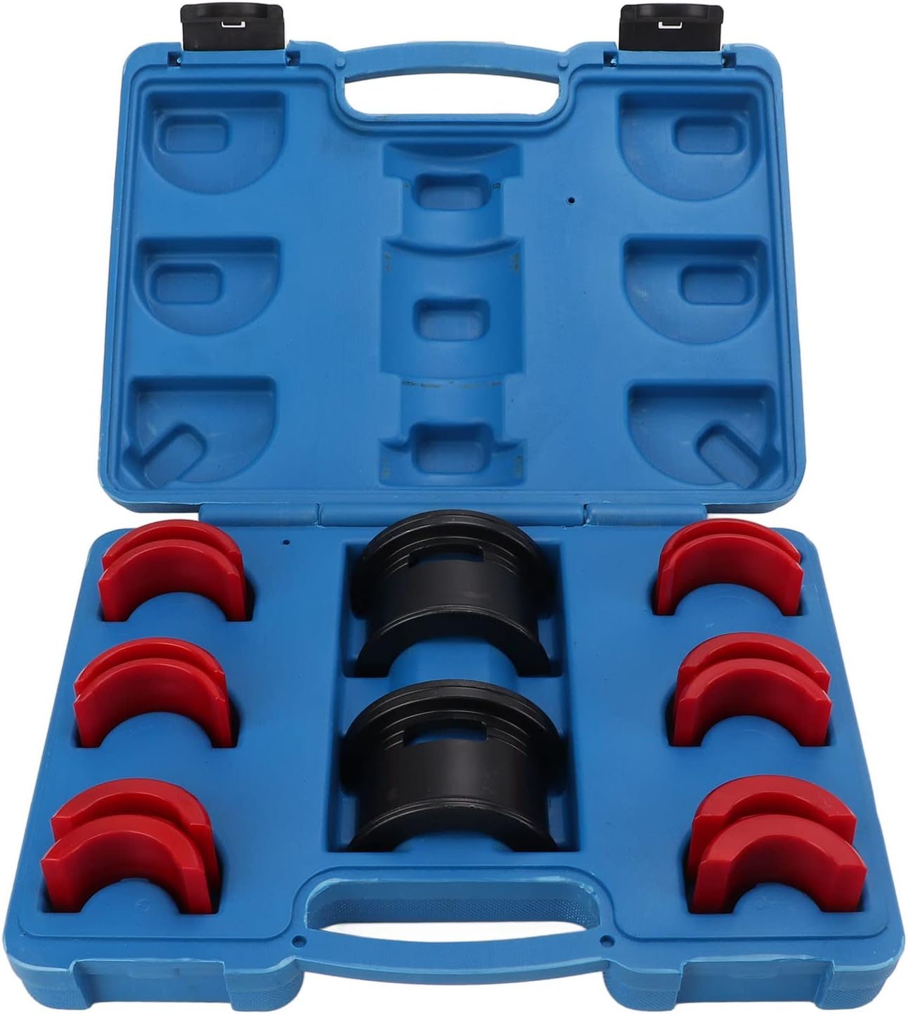 Motorcycle Bike Fork Seal Driver Tool Kit, Carbon Steel Universal 35‑50Mm Fork Seals Tool, Front Fork Driver Installer Tool Set for 35/36, 40/41, 42/43, 45/46, 47/48, 49/50Mm image number 1