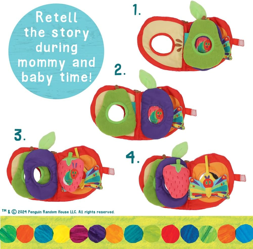 The World of Eric Carle the Very Hungry Caterpillar Storytime Apple and Plush Activity Toy Set image number 4