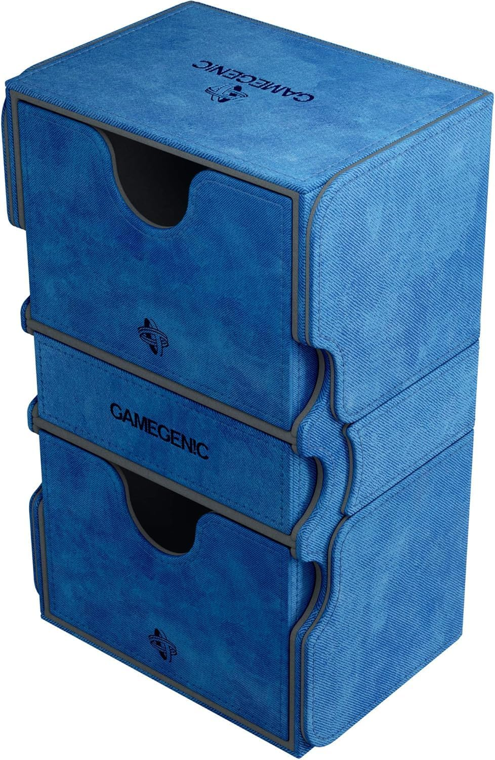 Gamegenic GG2026 Convertible Stronghold Deck Box Holds 200 Sleeves, Blue