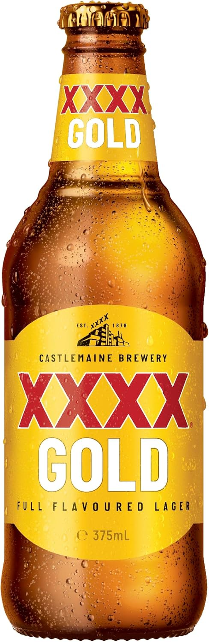 XXXX Gold Mid Strength Australian Lager Beer 3.5% ABV 24 Pack X 375 Ml Bottle Case image number 3