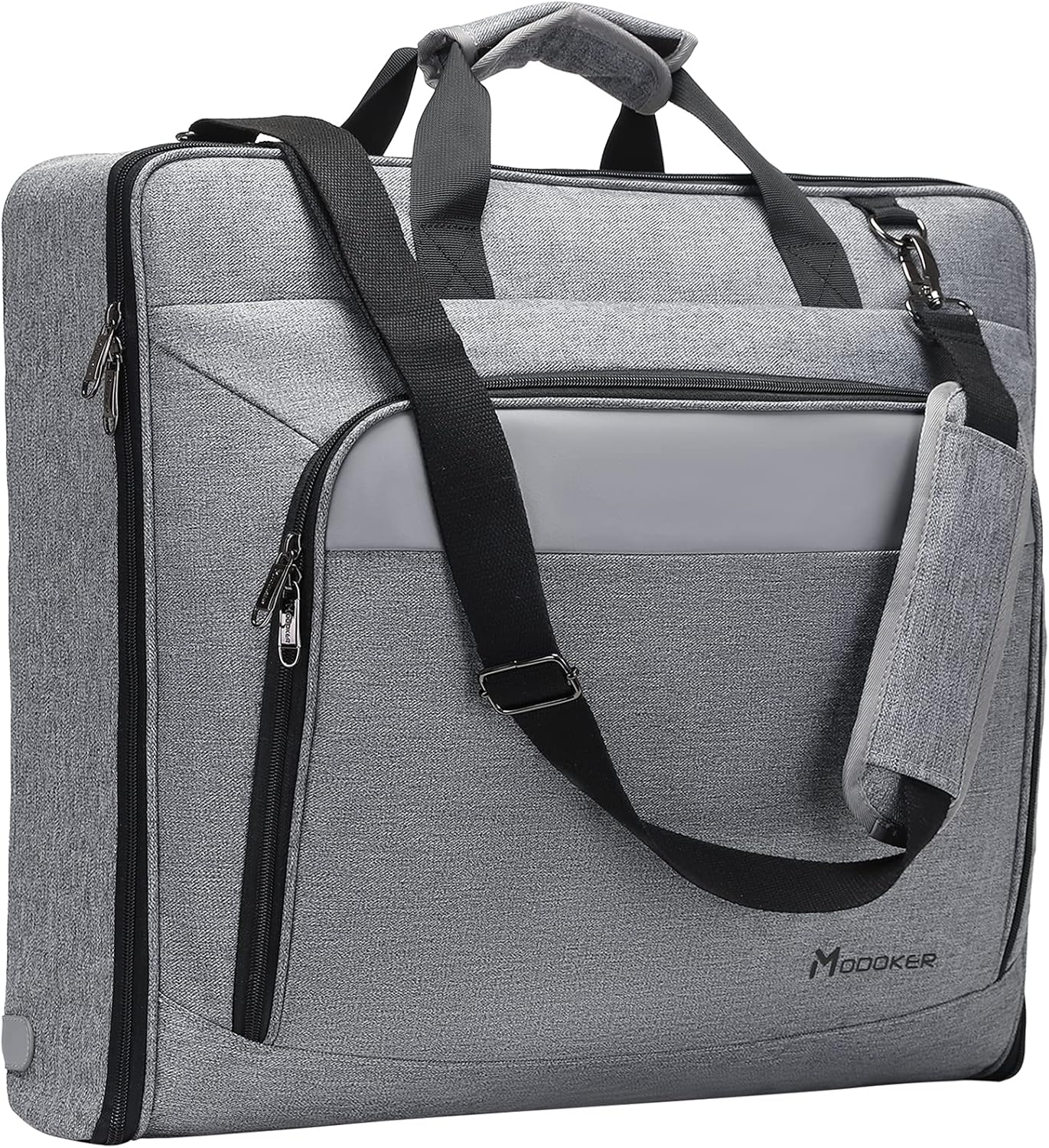 Modoker Suit Luggage Garment Bag with Shoulder Strap, Suit Carry on Bag Hanging Suitcase Garment Bags for Men Women Business Travel