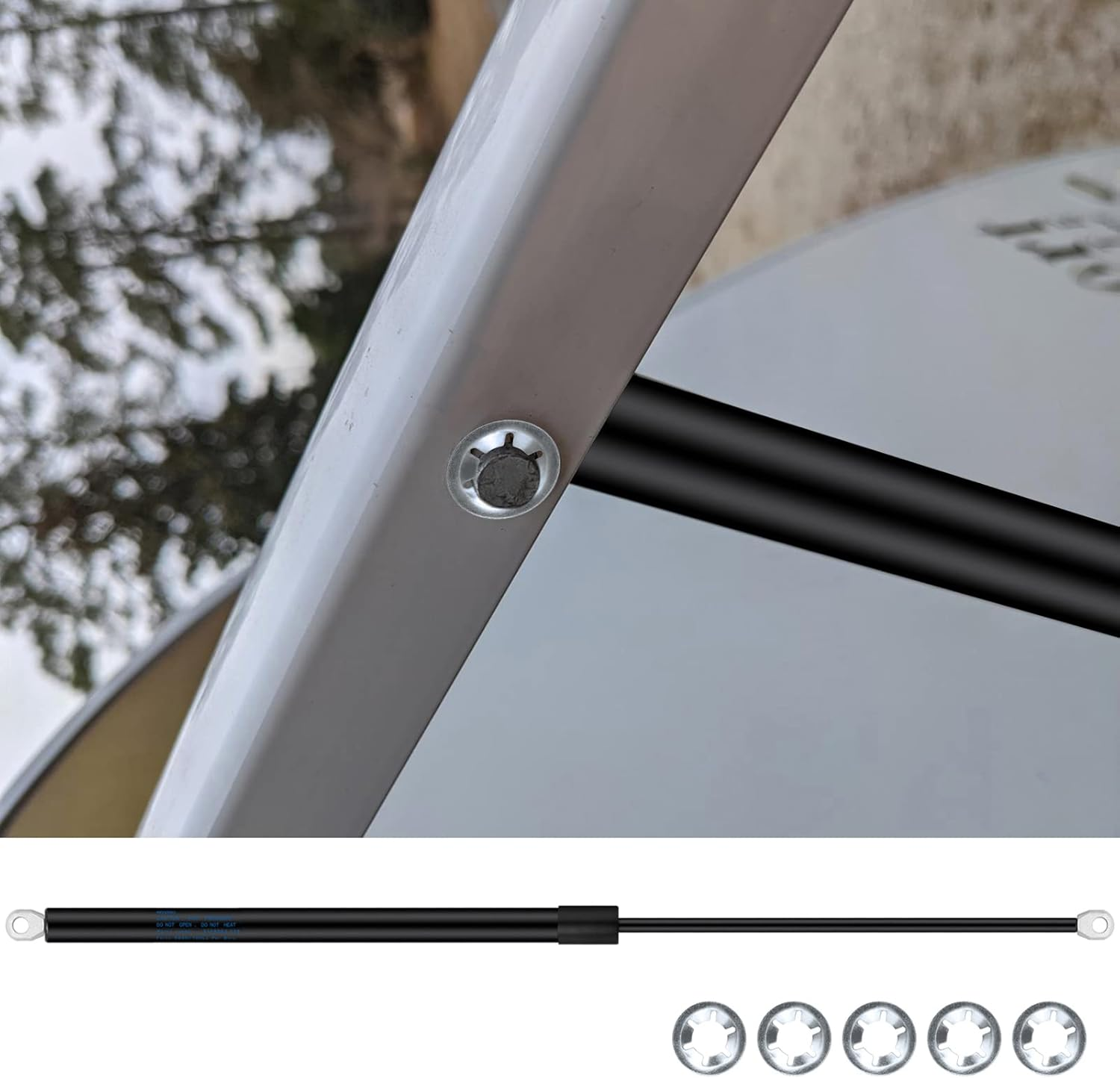 28Inch RV Awning Struts Lift Support Spring Shocks for Camper,2Pcs 150Lb 28.74" 3108392.139 RV Awning Gas Strut 3310555.010 Compatible with Domtic Weather Pro