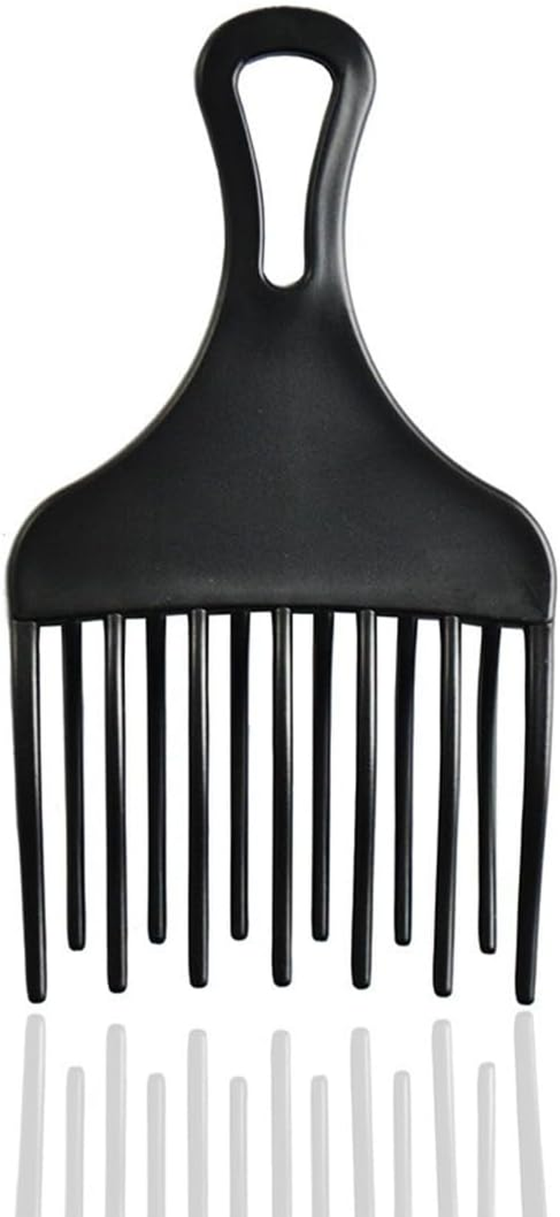 Afro Hair Comb Coarse Coarse Curl Comb with Handle Natural Curls Perm Strands image number 2