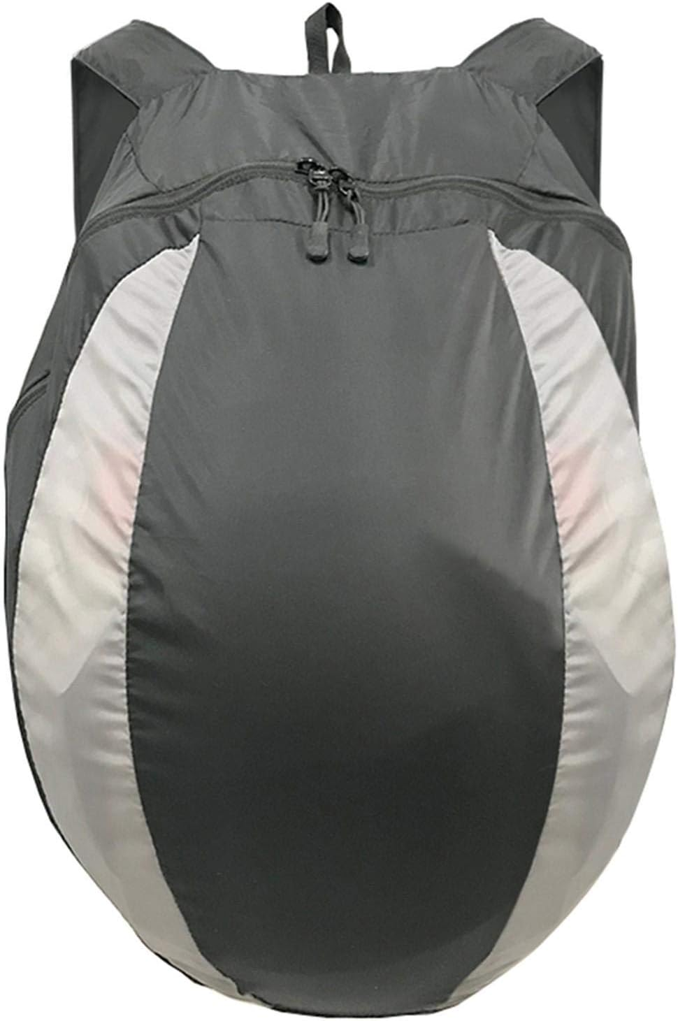 Foldable Motorcycle Backpack - Motorcycle Riding Helmet Backpack, Outdoor Fitness Basketball Sneaker Bag | Multipurpose Packable Hiking Bag, Adjustable Shoulder Strap, Travel, Camping, Sports, Black, image number 1