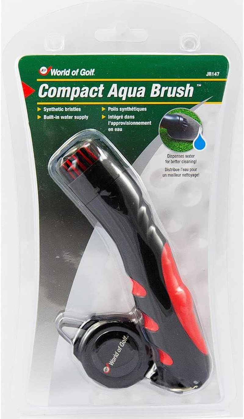 JEF World of Golf JR147 Compact Aqua Golf Club Brush, Black