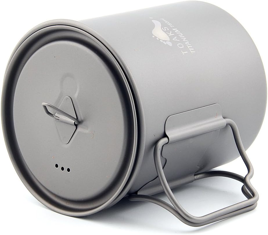 TOAKS Ultralight Titanium Cup Portable Titanium Water Mug (750Ml and 450Ml Set)