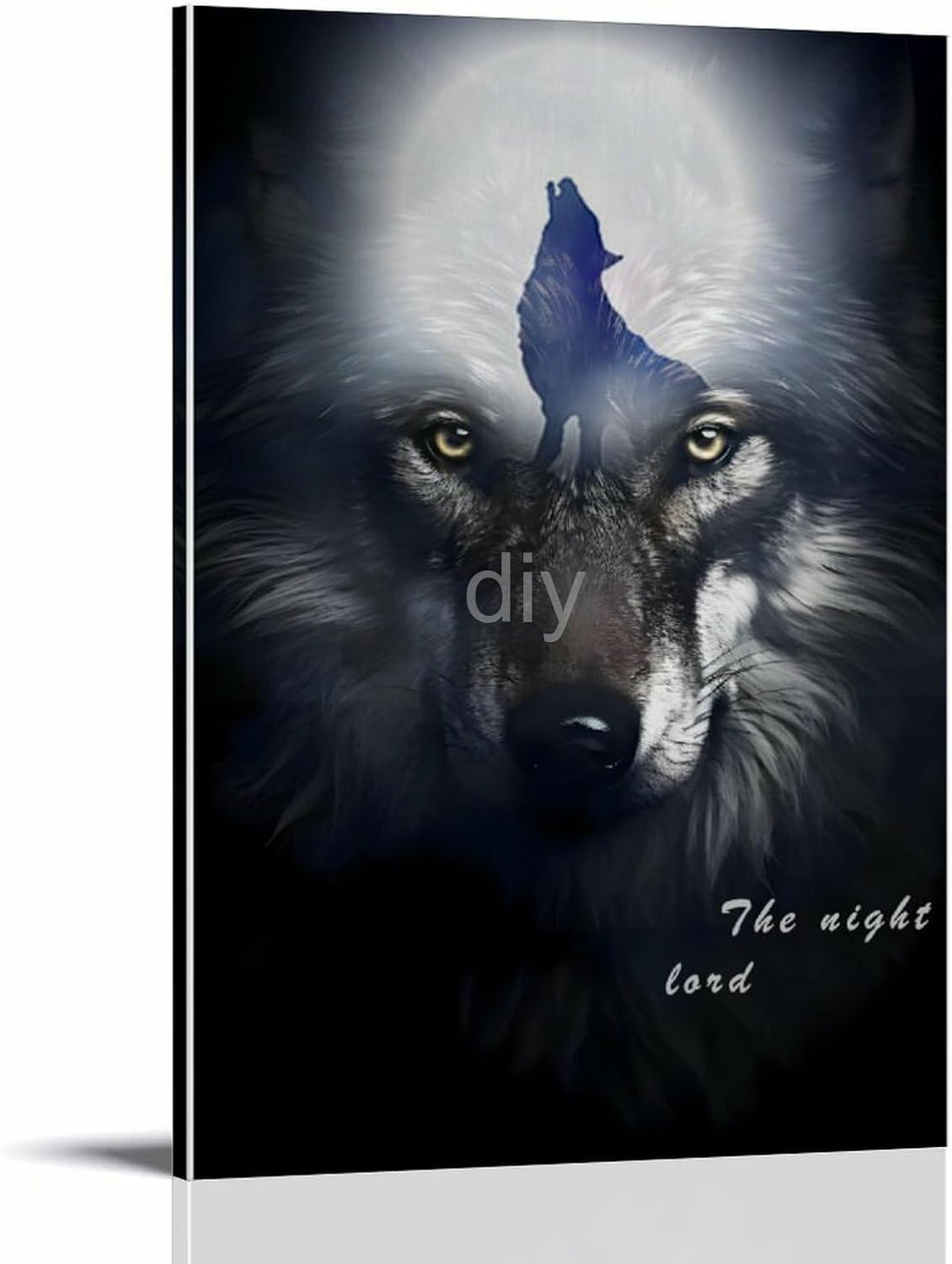 The King of Night Poster Canvas Painting Wall Art Picture Home Decor Print for Bedroom Living Room Dorm Study Bar Office 16X24Inch(40X60Cm) Unframe-Style