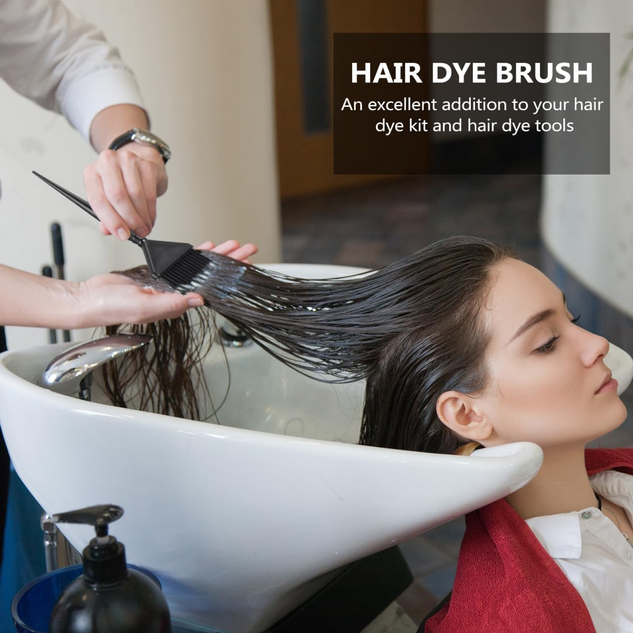 BIUDECO 3 Pieces Hair Dye Brush with Highlight Brush and Hair Dye Brush Made of High-Quality PC Material for Professional Salon and Home Use image number 3