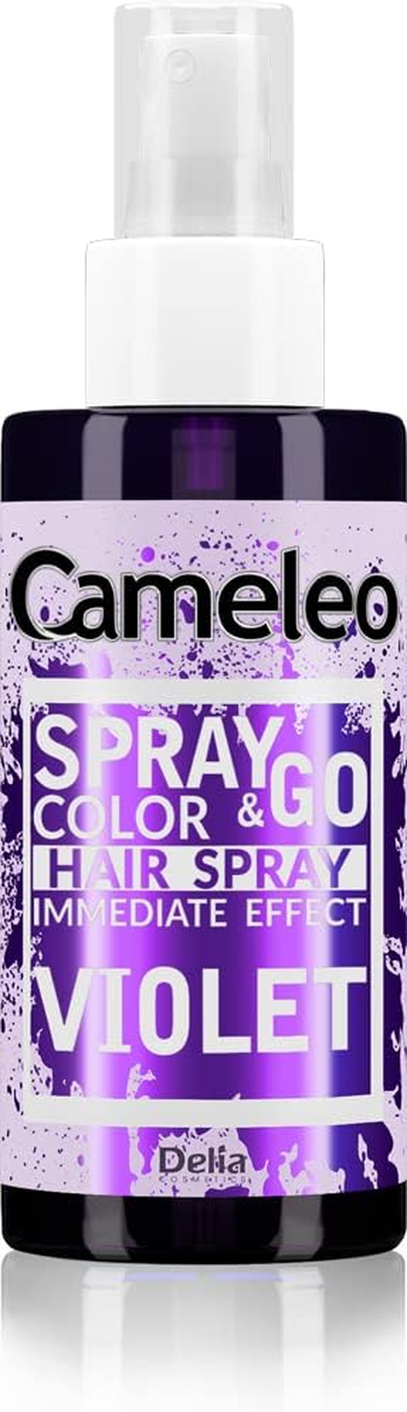 Cameleo - Spray & Go - Hair Colour Spray - Purple - for Blonde, Platinum Blonde & Grey Hair - Simply Spray & Ready - Semi-Permanent - Instant Result - Carnival Hair Colour Spray - 150 Ml image number 1