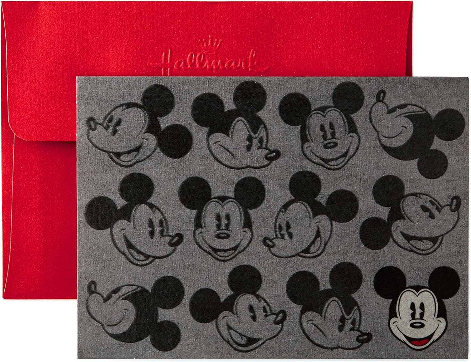 Hallmark Pack of 10 Blank Cards with Envelopes, Floral Wreath Heart