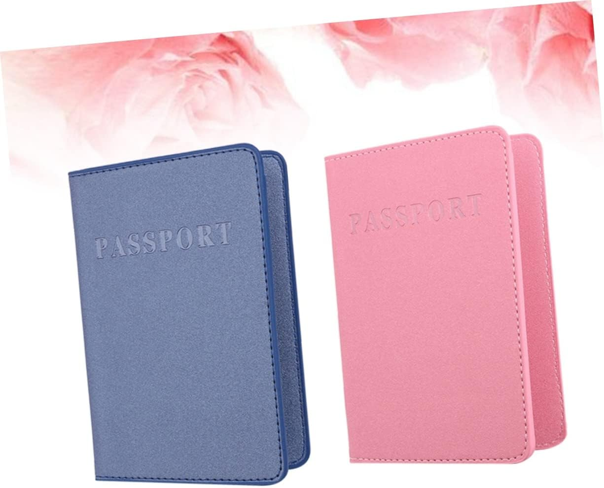 4 Pcs Pouch Holder Pass Case Passport Wallet Id Folder image number 1