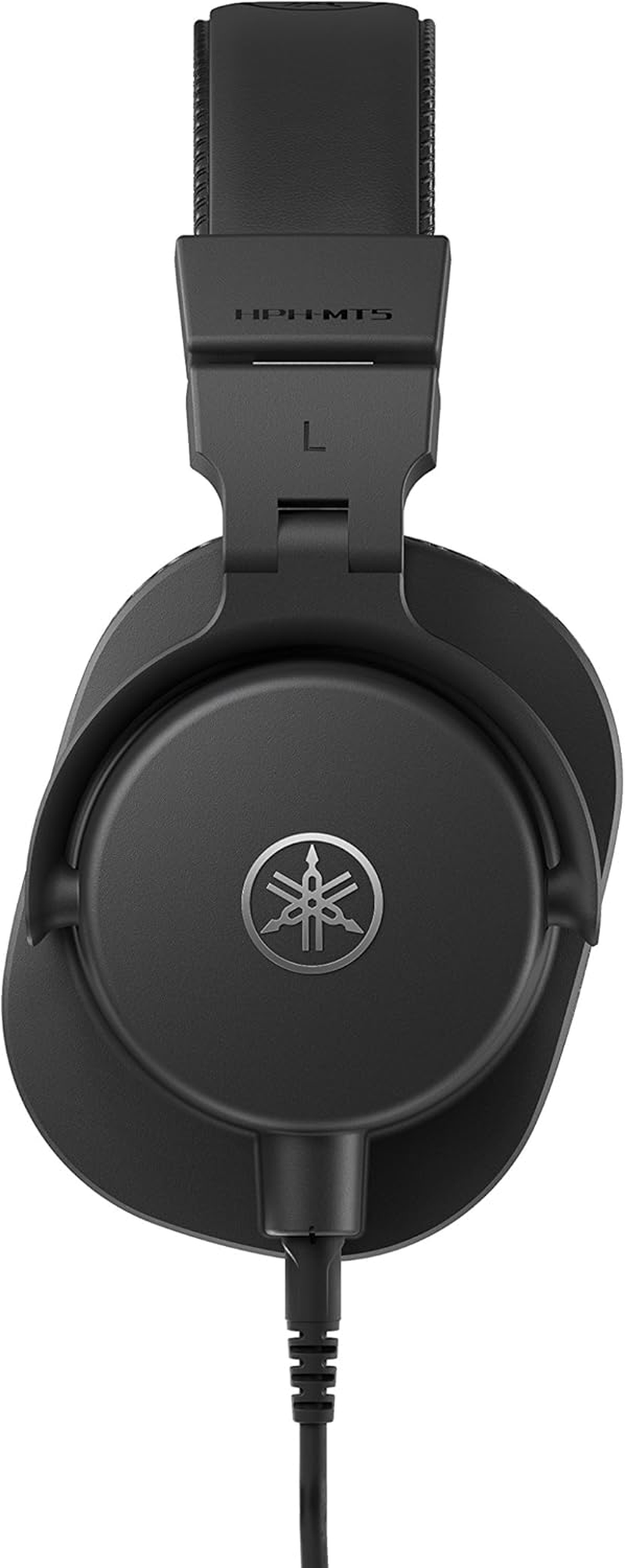 Yamaha HPH-MT5 Closed Back over Ear Studio Monitor Headphones, Black - White image number 4