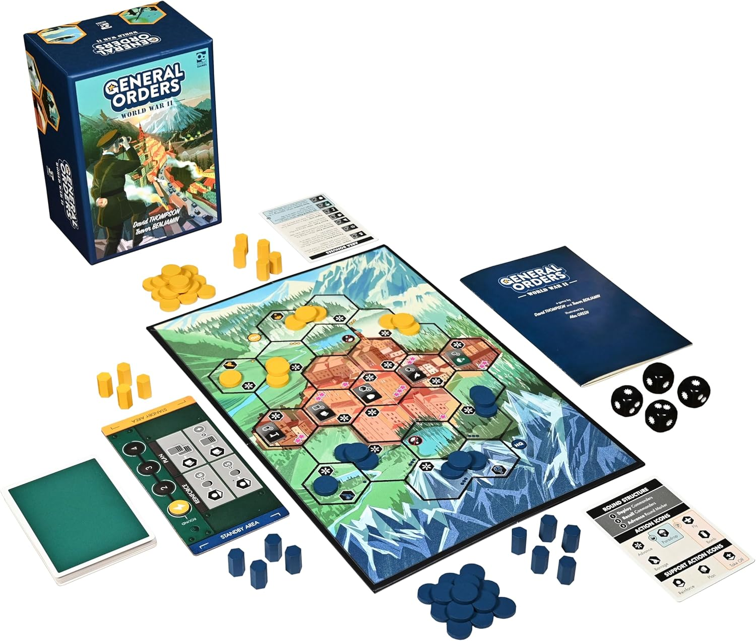 Osprey Games General Orders: World War II Card Game - Strategy Card Game - 2 Players - Ages 12+ image number 5