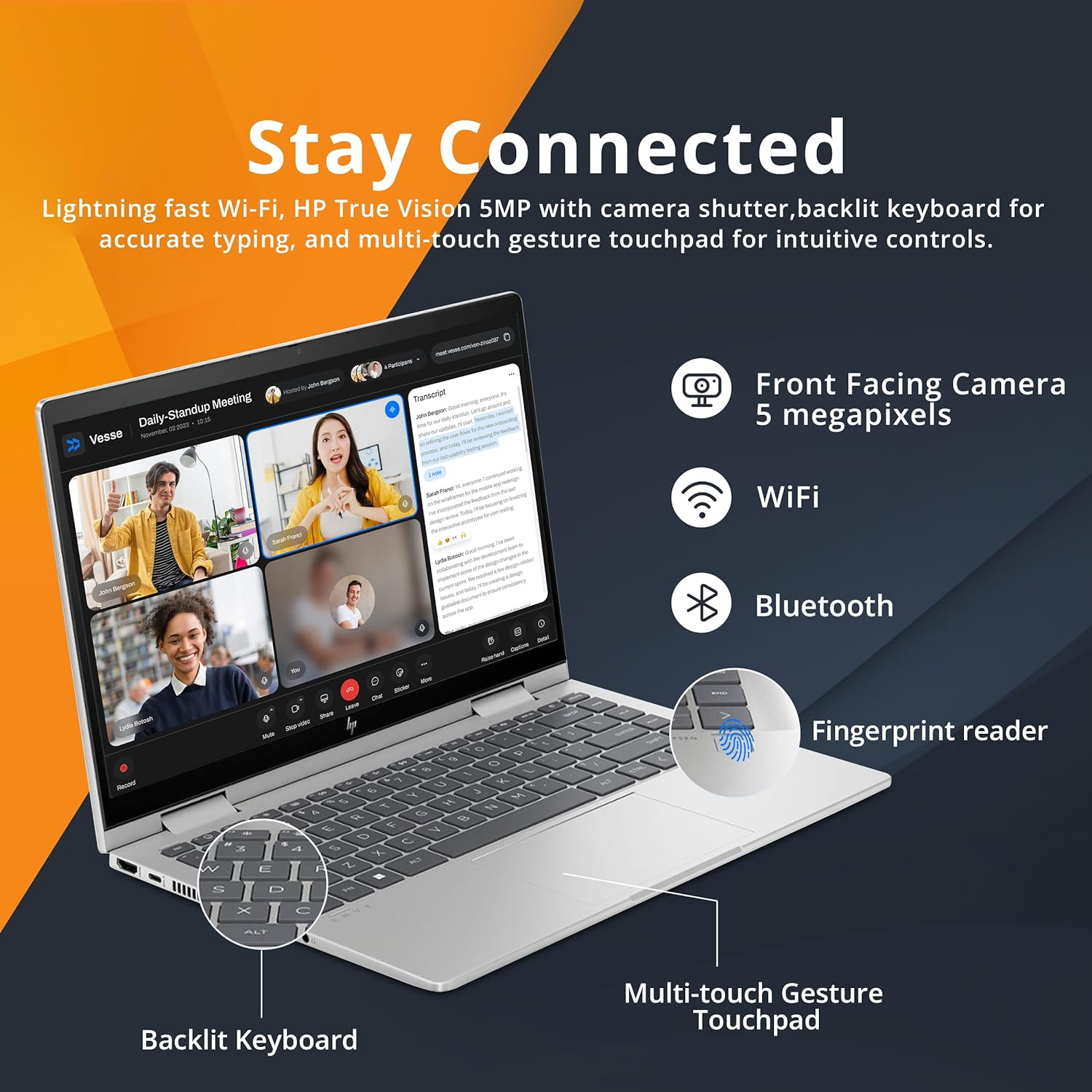 HP Envy 2-In-1 X360 14" Touchscreen I7 Windows 11 Home Laptop (16GB, 1TB SSD)