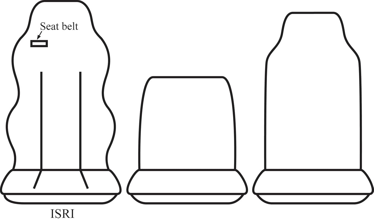 For Hino 500 700 Truck 2007-On Custom Canvas Front Truck Seat Covers image number 6