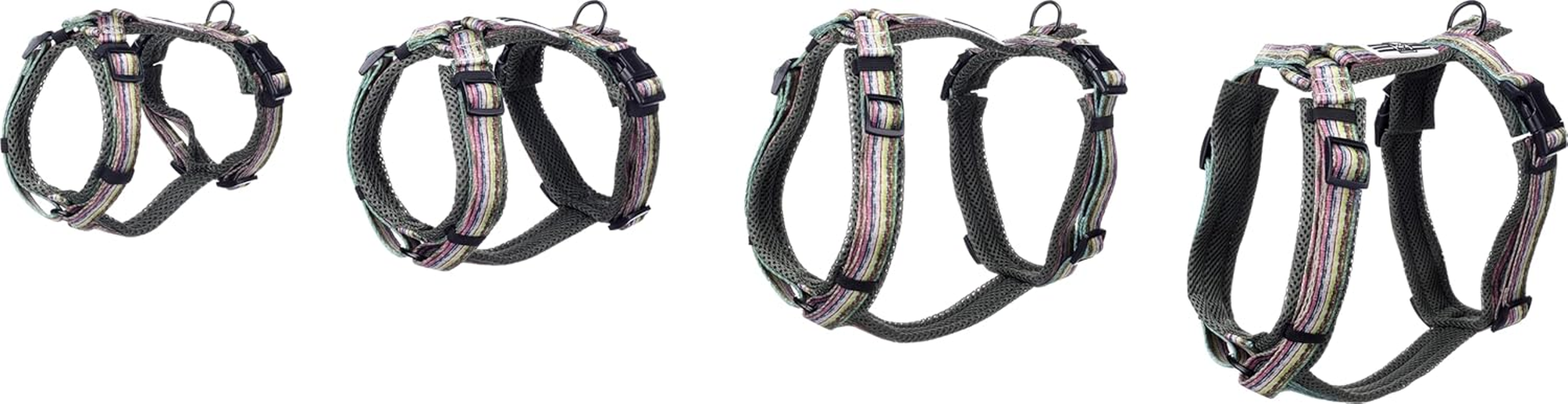 Dog Harness Y-Shape Emerald Green S 34-62Cm 44-60Cm 20Mm