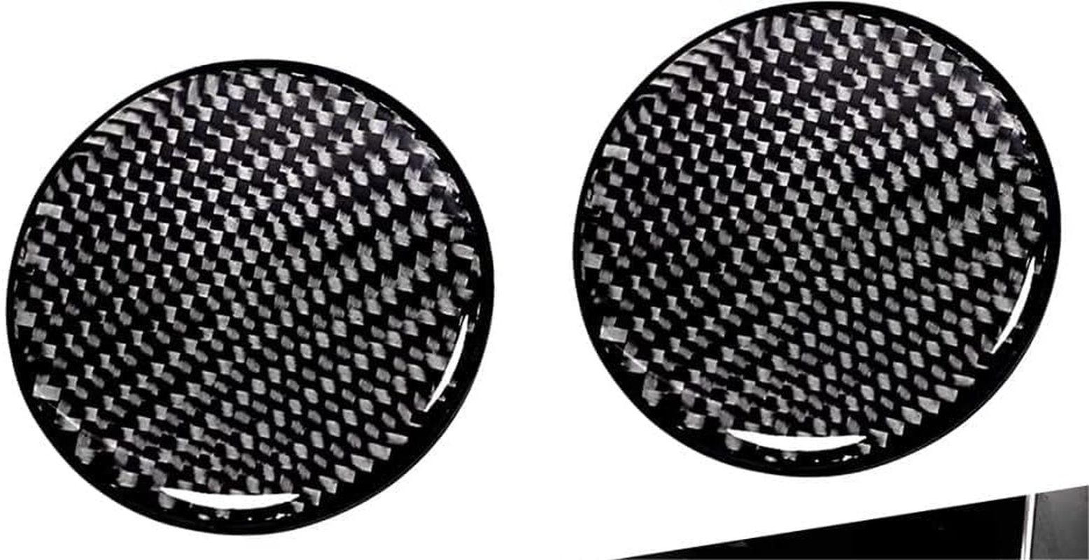 Car Cup Holder Coaster, 2 PCS Carbon Fiber Non-Slip Embedded Coasters, Universal 2.75 Inch Cup Holder Insert Coaster Pad, Sports Racing Durable Drink Mat, Car Interior Accessories image number 1