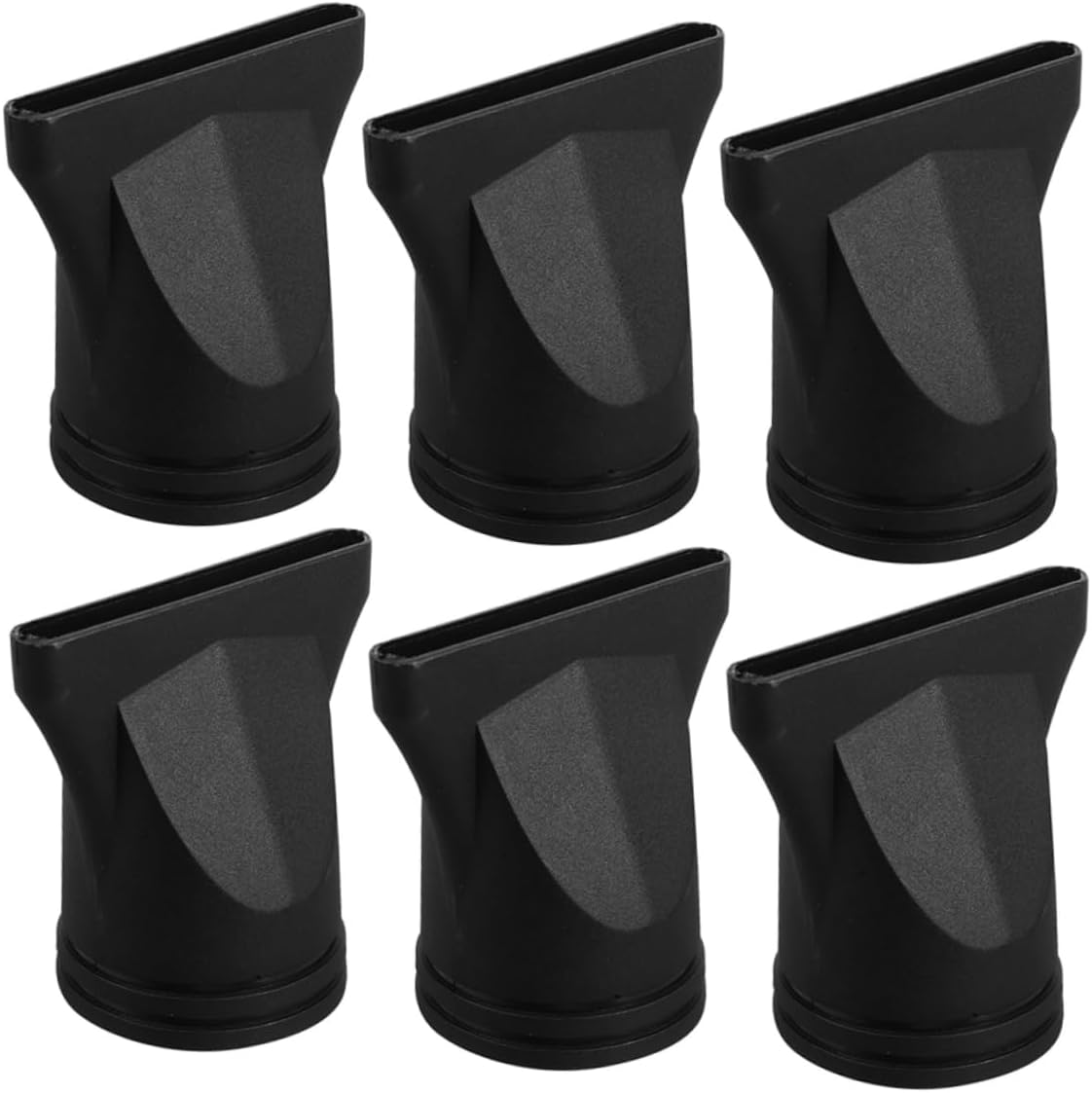 GAXIRE 6Pcs Hair Dryer Nozzle High Temperature Resistant Plastic Concentrator Attachments for Professional Salon Use Precision Airflow Control for Fast Drying and Enhanced Styling image number 1