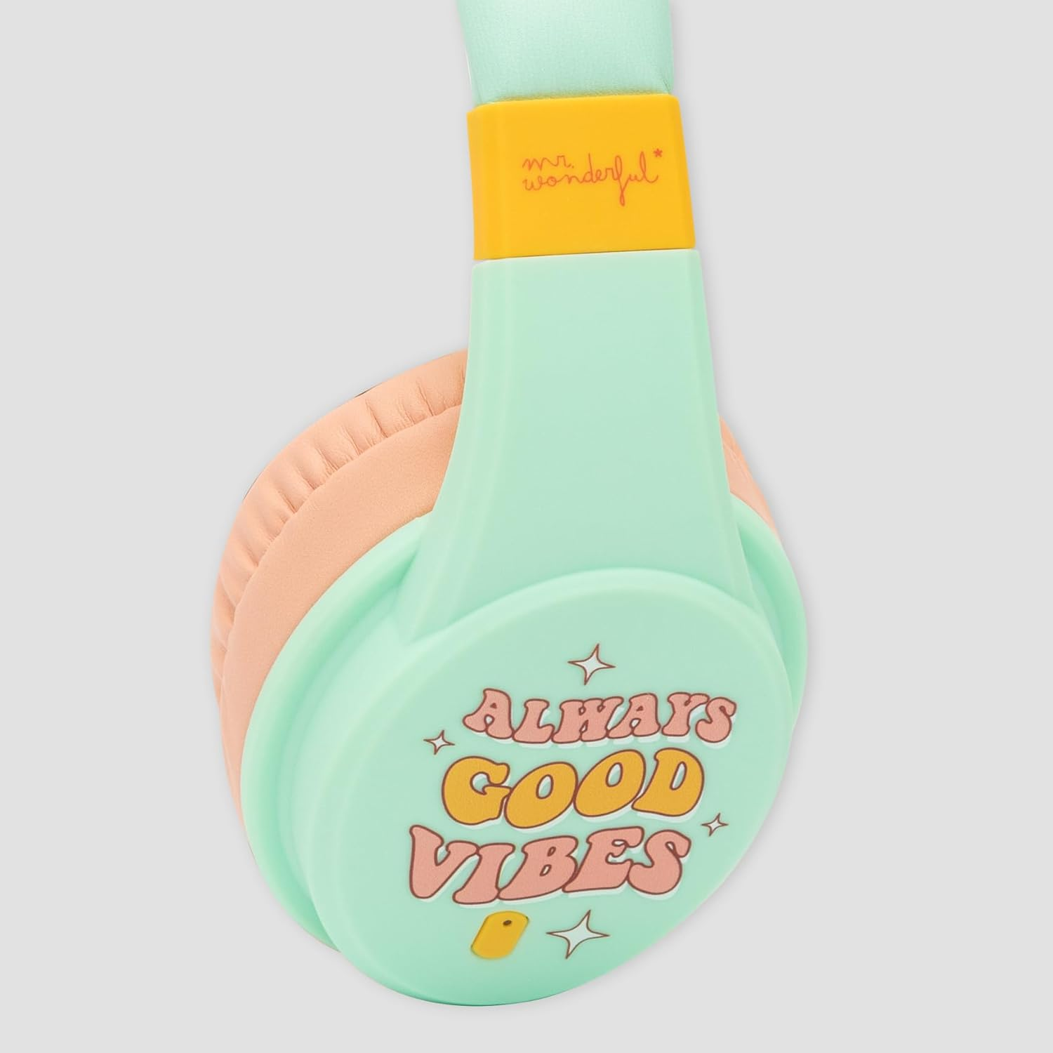 WONDEE Mr Wonderful Gifts Wireless Bluetooth Headphones Sound Quality with Exclusive and Cheerful Design Noise Cancelling Headphones Fitness Headphones image number 6