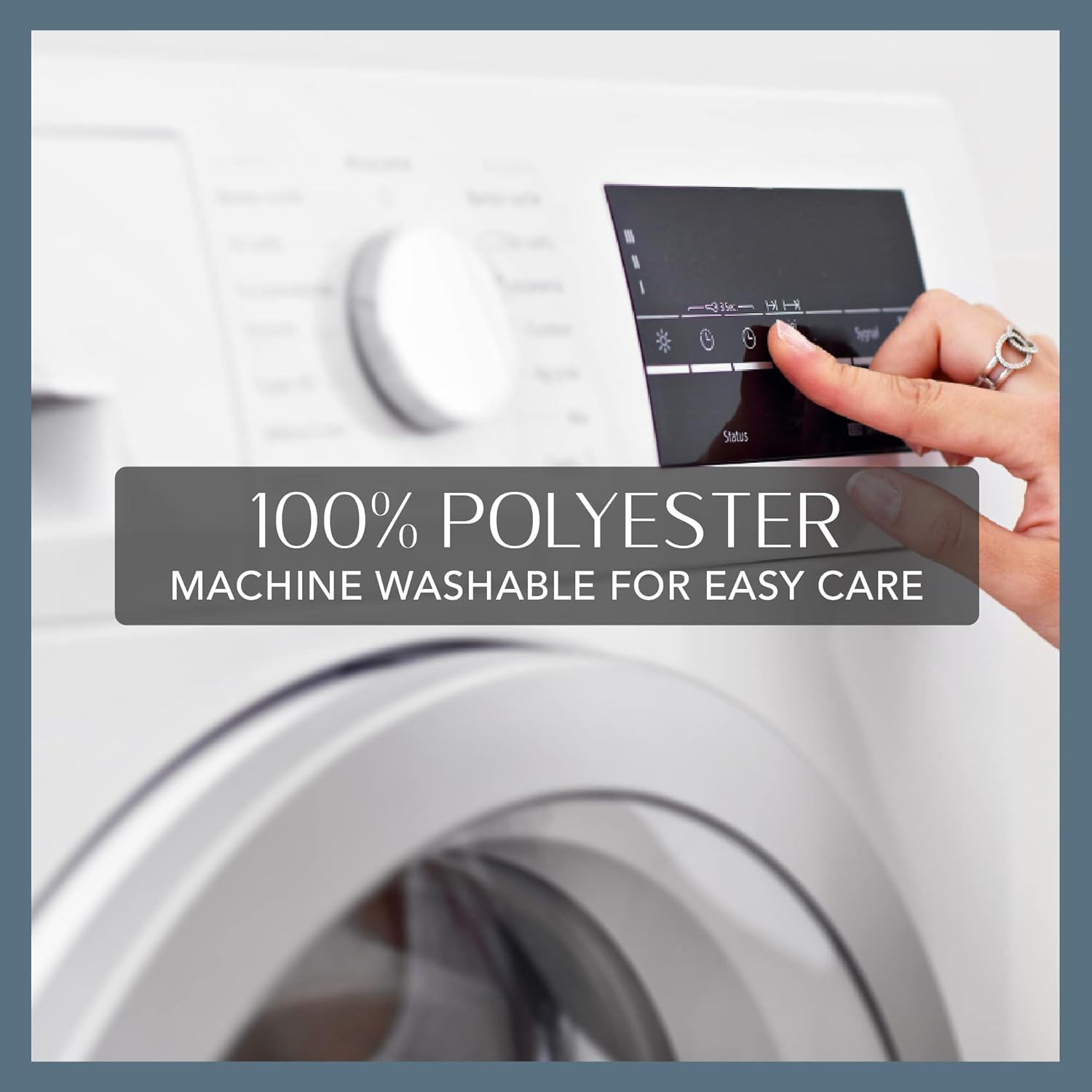 Elrene Home Fashions Capri Lemon Double-Bordered Mediterranean Fabric Tablecloth, Rectangle, 60 Inches X 84 Inches image number 4