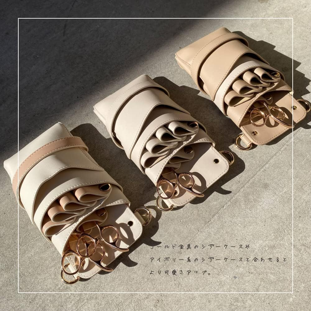 DEEDS Z-Mini Pink Gold Titanium Scissors 4.5" image number 1