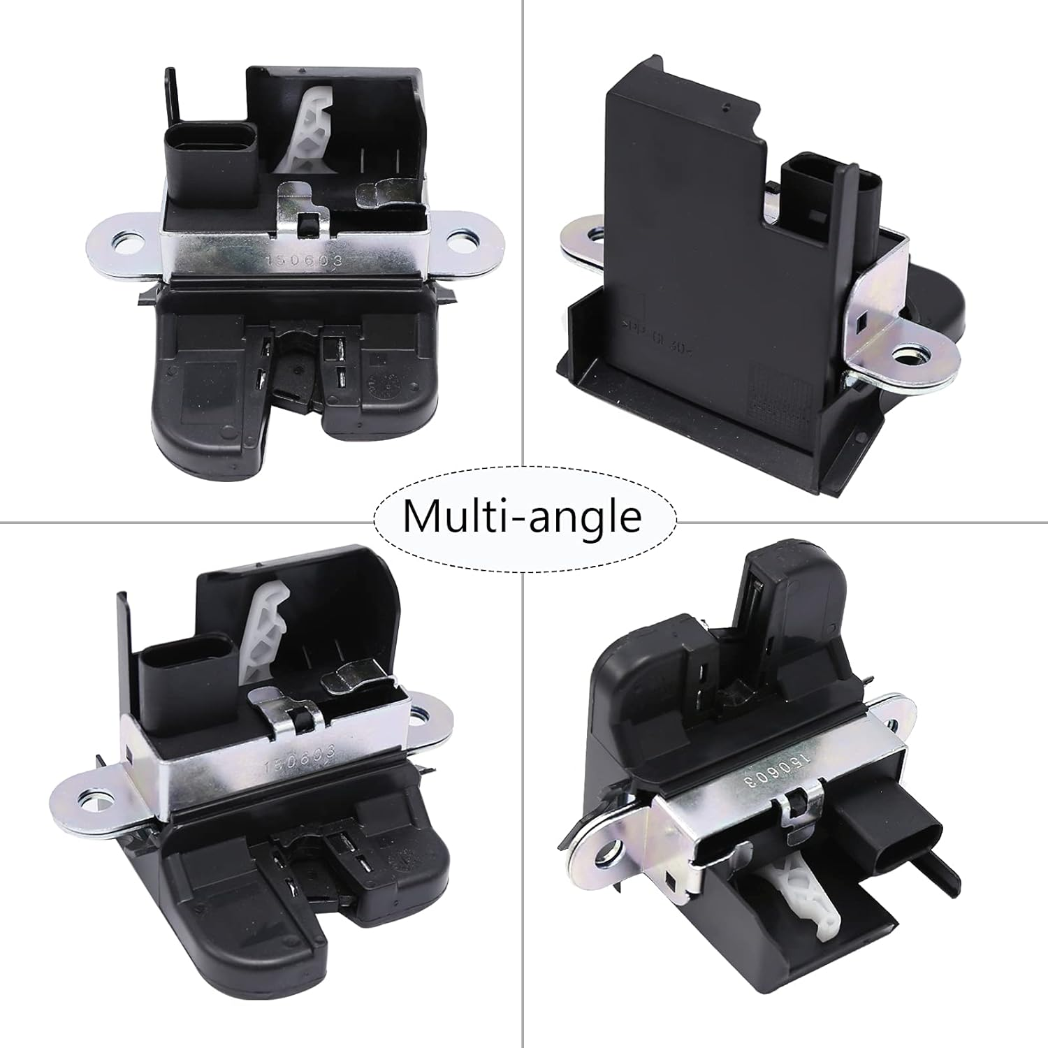 Laffoonparts 5M0827505E9B9 Rear Trunk Boot Lid Lock Latch Actuator Tailgate Lock, Replacement for VW Jetta Sportwagen 2010-2014, Replacement for VW Tiguan 2008-2017 image number 5