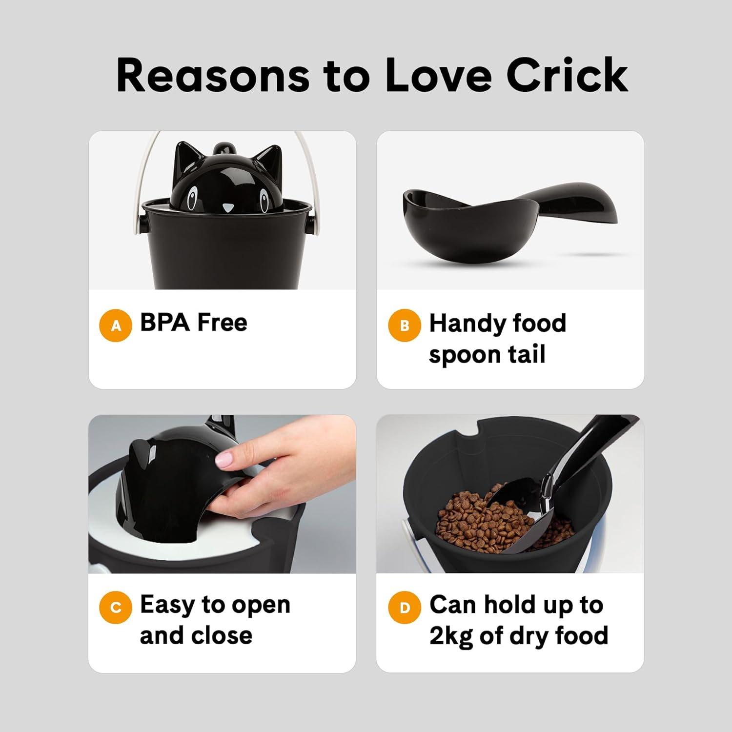 K Brands Crick Cat Stoarge, Black image number 6