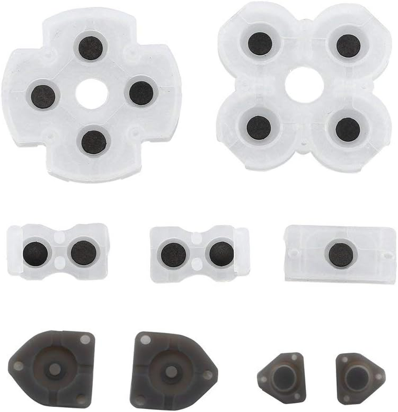 3 Set Silicone Conductive Rubber Pad Keypads for Sony Playstation 4 PS4 Controller for Dualshock 4 Buttons Repair Replacemet Part image number 4