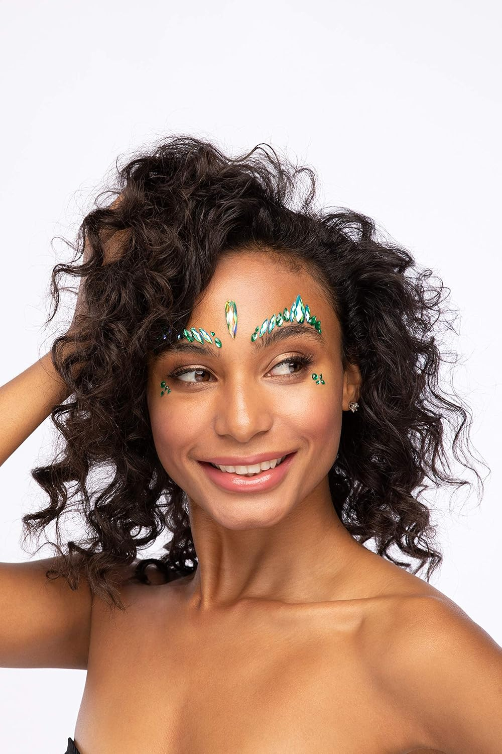 Smiffy'S Moon Glitter Face Jewels - Enchanted Pixie image number 4