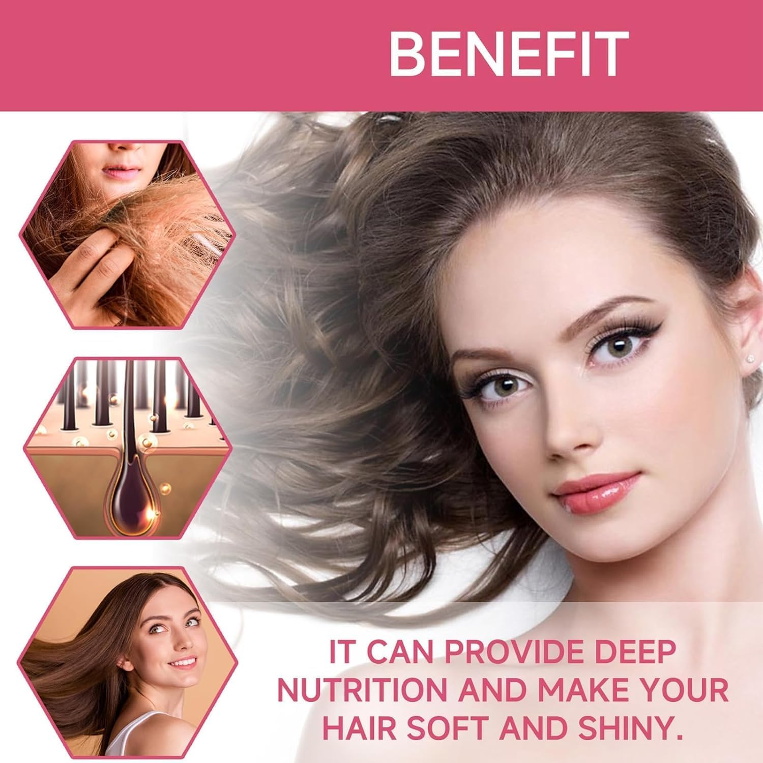 GTWEPZ 2Pcs Strawberry Mint Growth Oil,Strawberry Mint Hair Growth Oil,Organic Hair Growth Serum for Thin Hair Dry Damaged Hair, Beige