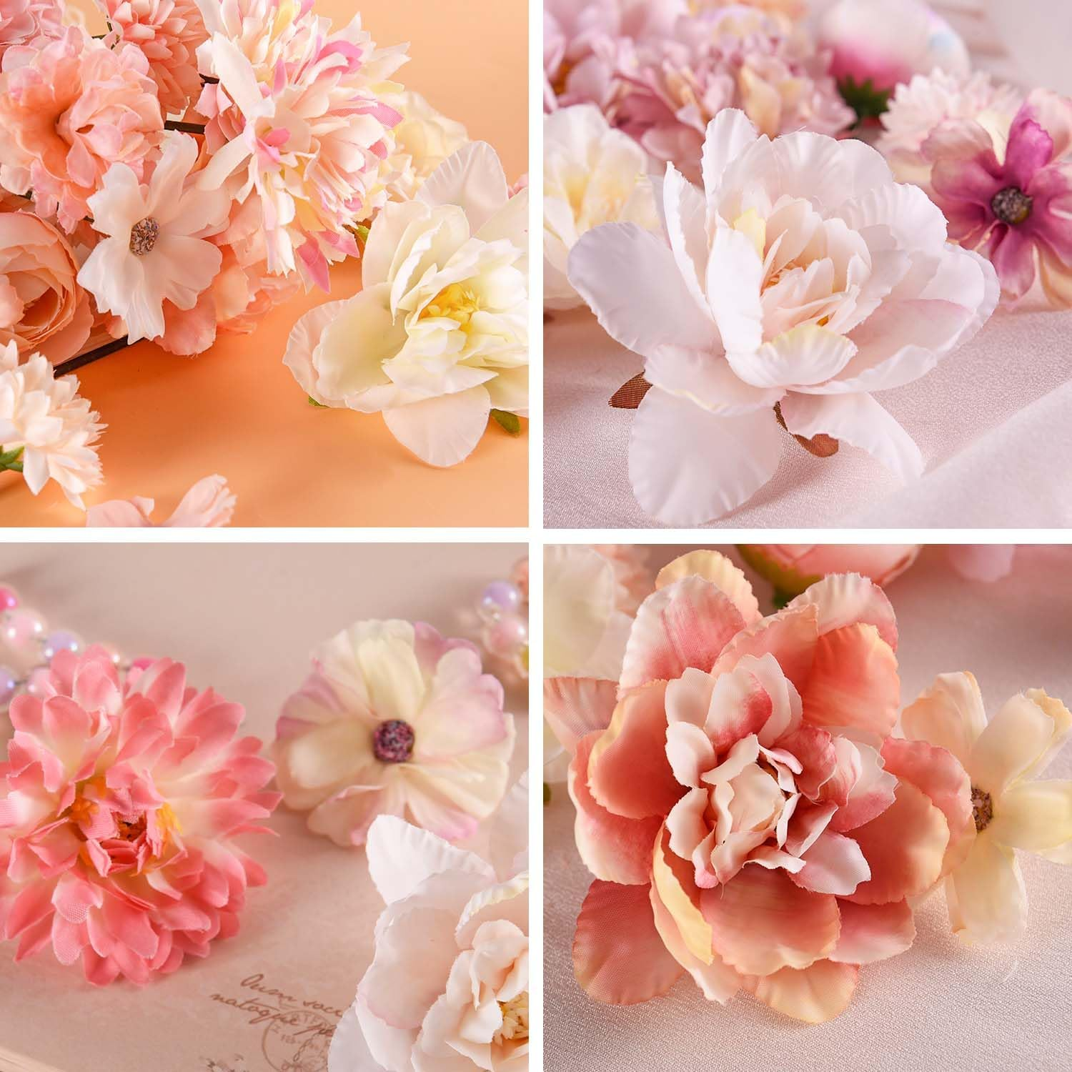 Pack of 21 Flower Hair Accessories, Non-Slip Flower Hair Clip, Girls Women Hair Accessories, Hair Accessories Party, Beach, Suitable for All Kinds of Hairstyles (Purple) image number 6