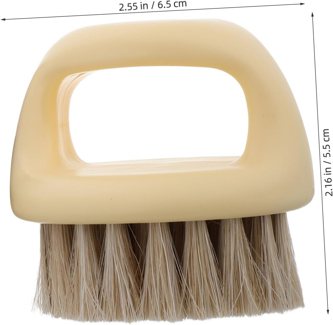 PLAFOPE 2Pcs Professional Nail Care Tools Fingernail Brush Cleaner Soft Bristle Nail Art Dust Brush Versatile for Salon Home Use Portable