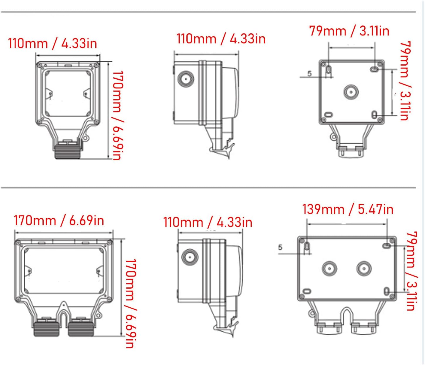 Cryfokt Waterproof Wifi Smart Power Outlet, APP Control, Outdoor Plug Socket Power Smart Waterproof Socket 15A AU Plug, IP66 Outdoor Socket (SNW-AU) image number 5