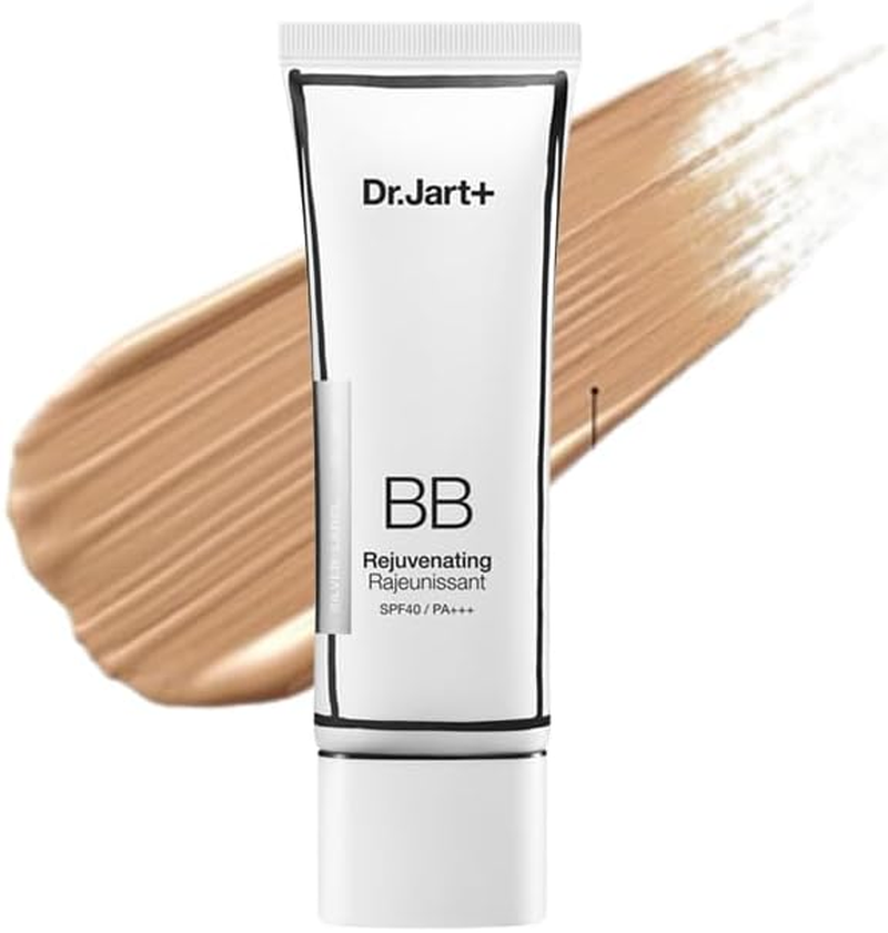Rejuvenating BB Beauty Balm, Color-Changing Cream, Caramel Shade, 50Ml, Hypoallergenic, Paraben-Free, 2Nd Skin Complex, Sensitive Skin for Dr. Jart+ (02 Medium)